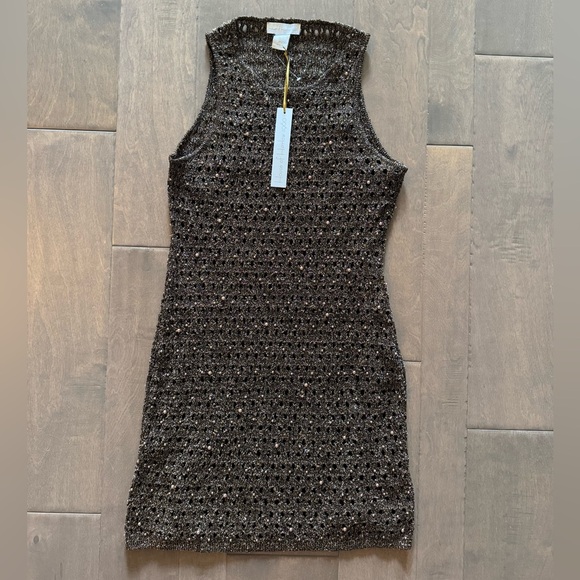 NWT House of Harlow 1960 Beaded Mesh Dress - Picture 6 of 11